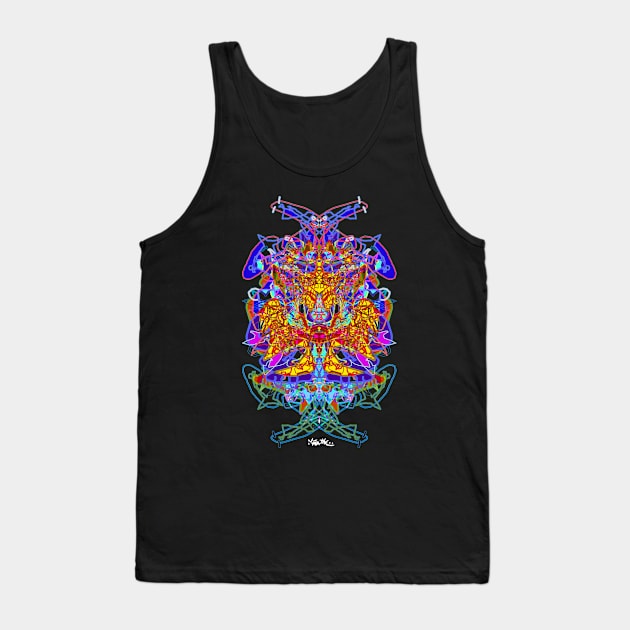 MetaRagz color67 psychedelic Tank Top by MetaRagz